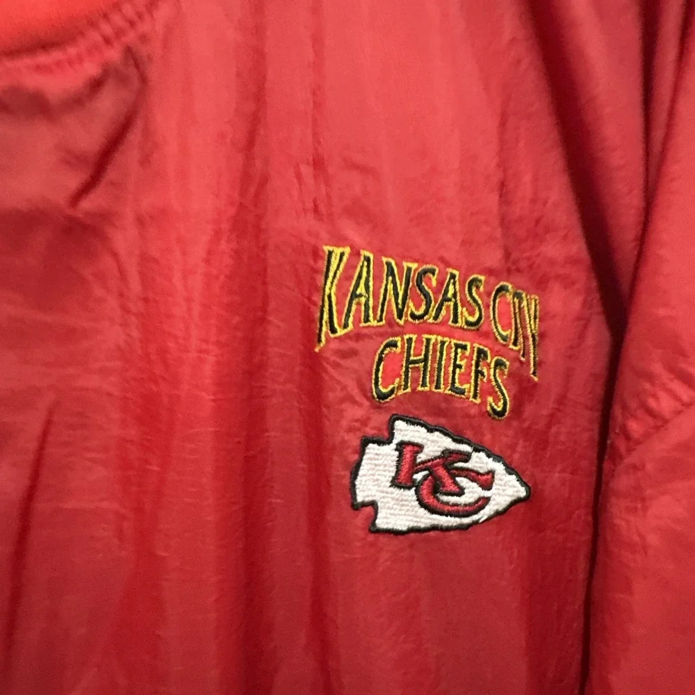 Vintage Kansas City Chiefs‎ Logo 7 Game Day Sz 2XL Red Pullover Embroidered Logo